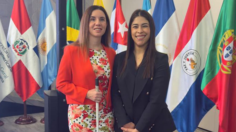 Irene Valarezo de UNFPA y Natalia Guala, Secretaria Técnica PID