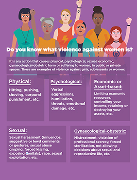 Attention routes in cases of violence against women