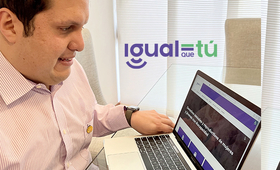 Igual que tú (Just like you): a website without limits