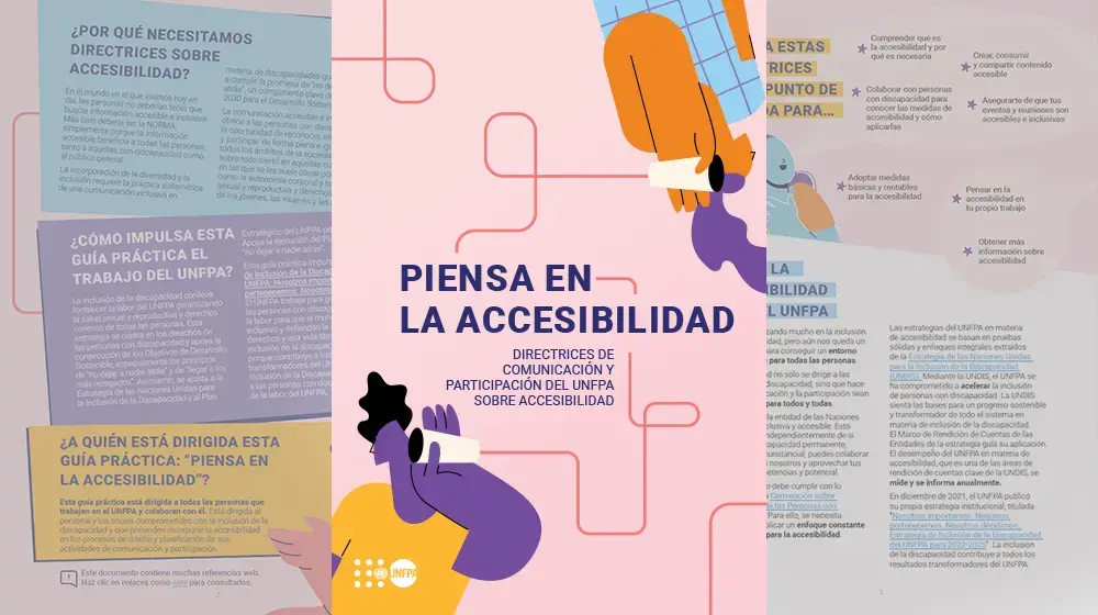 Piensa en la accesibilidad