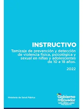 Instructivo de Tamizaje de prevención y detección de violencia física, psicológica y sexual en niñas y adolescentes de 10 a 18 años